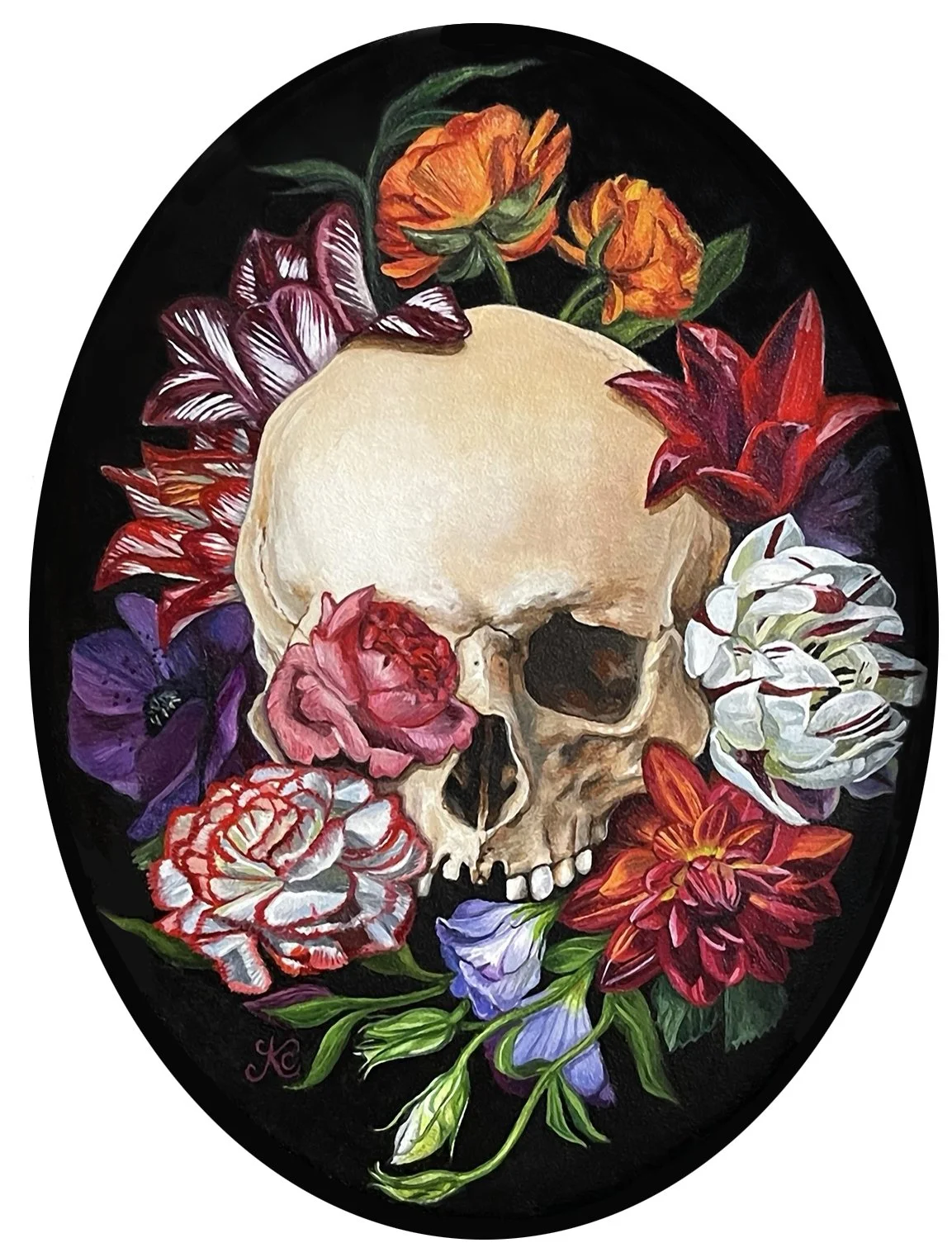 Memento Mori II Original Oil Painting — Kelsey Critchfield-De Ferrari